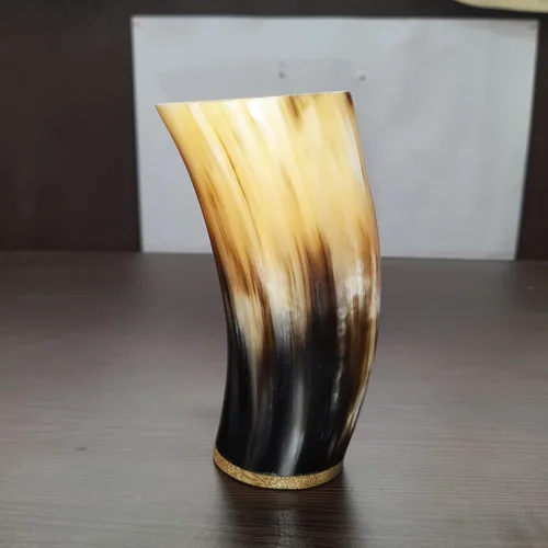 Miniatura 5 de Vasos de chupito Viking Drinking Horn Jarro de cerveza Auténtico cuerno de buey hecho a mano para hidromiel y vino, regalo de primera calidad