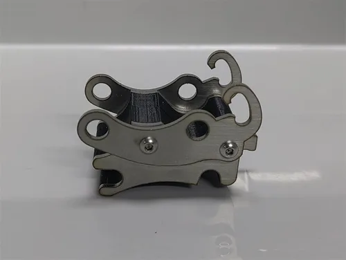 Miniatura 4 de Excavadora hidráulica Rc Cubo de metal completo Cambiador rápido, E111/E010/EC160 rc Excavadora hidráulica 1/14 Cubo de metal Conector de enganche