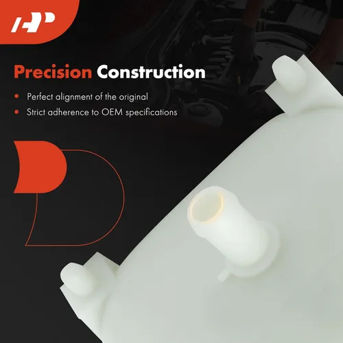 Miniatura 4 de A-Premium Tanque de depósito de recuperación de desbordamiento de refrigerante del motor compatible con Mini Cooper 2002-2008 L4 1.6L, repuesto #