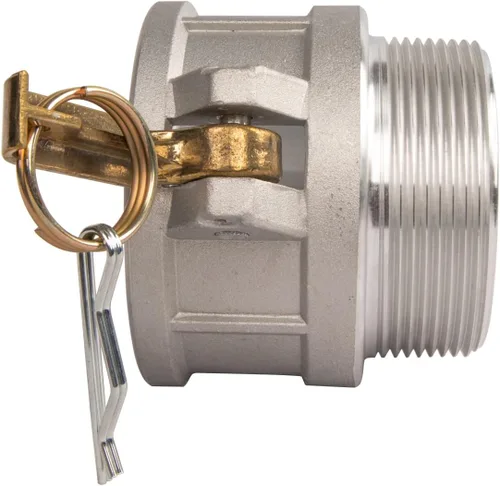 Miniatura 7 de 2 piezas de accesorios de bloqueo de leva fundida por gravedad de aluminio (parte B de 3 pulgadas) de manguera de leva y ranura, acoplador hembra