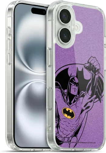 Miniatura 248 de Head Case Designs Funda de gel con licencia oficial de Batman DC Comics Bat Signal Logos [protección de grado militar] compatible con Apple iPhone 7
