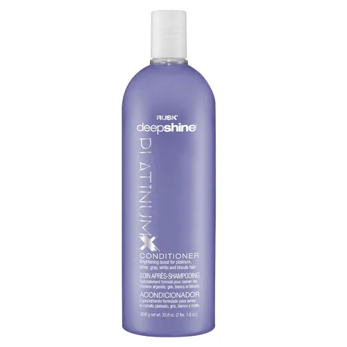 Miniatura 6 de RUSK RUSK - Acondicionador de platino Deepshine, 12 onzas, acondicionador suave elimina el cobrizo, impulso iluminador para cabello platino