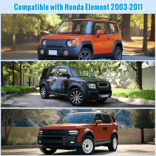 Miniatura 6 de Parasol de 6 capas para parabrisas de Honda Element 2003-2011, parasol plegable para automóvil con bolsa de almacenamiento, reflectante del calor