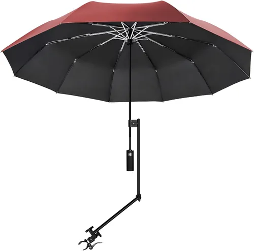 Miniatura 18 de XLINGZA Sombrilla de playa UPF 50+ con abrazadera universal ajustable