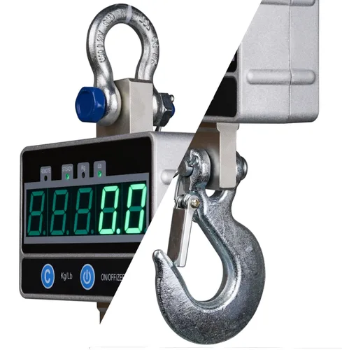Miniatura 4 de Báscula colgante digital, báscula de grúa de 4,409.2 lbs/4400 libras, báscula industrial resistente, control remoto incluido, pantalla LED