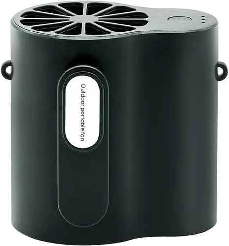 Miniatura 9 de Nuevo ventilador de cintura inalámbrico con luz LED, batería de larga duración y pantalla digital, ideal para actividades al aire libre