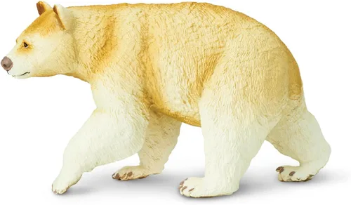 Safari Ltd. Kermode - Figura detallada de oso espiritual de 4.5 pulgadas, juguete educativo para niños, niñas y niños a partir de 3 años