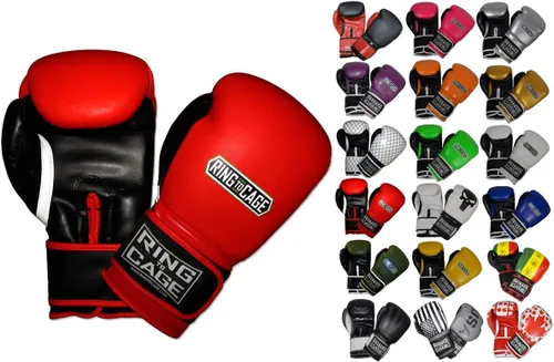 Miniatura 5 de Guantes de boxeo para entrenamiento de gimnasio Verde neón/negro