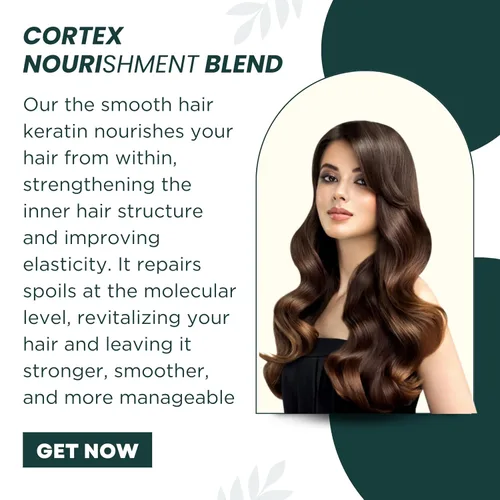 Miniatura 7 de Cuidado del cabello con queratina sin formaldehído, cuidado alisador del cabello para cabello sedoso y sin encrespamiento, enriquecido