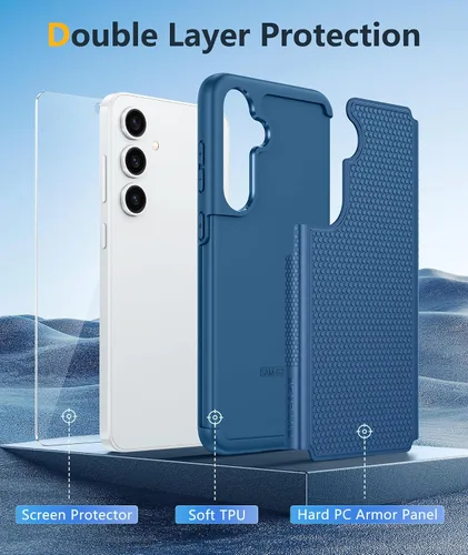 Miniatura 126 de FNTCASE Funda para iPhone 17 Pro: Fundas delgadas translúcidas de color azul claro compatibles con MagSafe, protección completa de la cámara