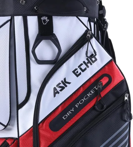 Miniatura 6 de ASK ECHO T-Lock – Bolsa de carrito de golf con organizador de 14 divisiones en la parte superior, bolsa de carrito de golf premium con asas y funda