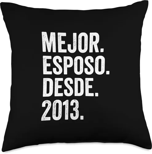 Miniatura 4 de Mejor Esposo Desde 2013 13th wedding anniversary 13 years Throw Pillow