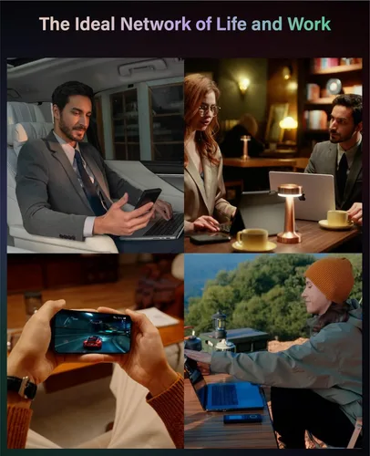 Miniatura 10 de GlocalMe Numen Air 5G Hotspot con datos de 30GB para EE. UU./CA/MX por 60 días, punto de acceso WiFi portátil para viajes, dispositivo de punto
