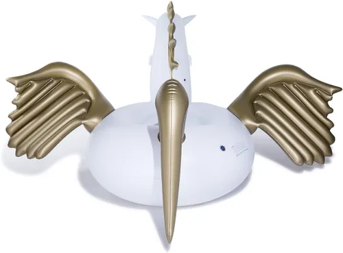 Miniatura 9 de Jasonwell Flotador inflable gigante de unicornio para piscina con válvulas rápidas y flotador inflable gigante de Pegaso de Jasonwell con válvulas
