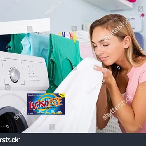 Miniatura 2 de WashEZE Hojas de detergente 3 en 1, las hojas perfumadas de 120 unidades incluyen todas tus necesidades de lavandería con la potente capacidad