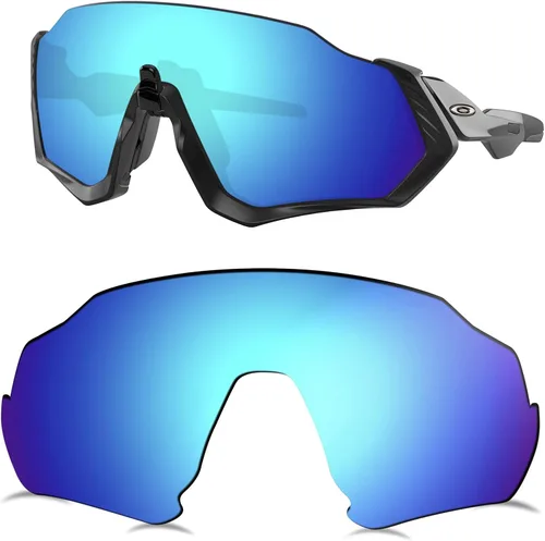 Miniatura 3 de Prizo Lentes de repuesto polarizadas para gafas de sol Oakley Flight Jacket OO9401 - MultiOptions