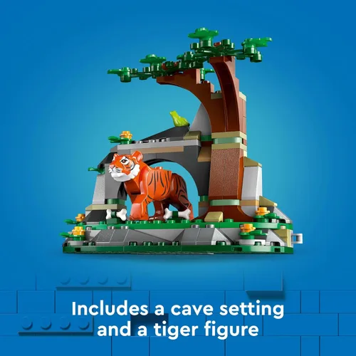 Miniatura 5 de LEGO City Jungle Explorer Camión Todoterreno, Set de Construcción de Juguete de la Selva para Niños de 6 Años en Adelante, Divertida Idea de Regalo