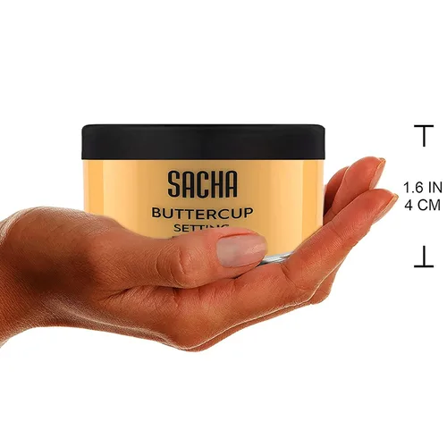 Miniatura 6 de Sacha BUTTERCUP - Polvo fijador de maquillaje de 1.75 onzas, polvo translúcido para acabado de piel grasa, polvo suelto, polvo difuminador
