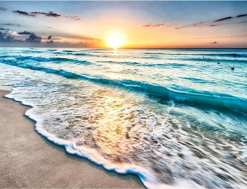 Rompecabezas de madera de 1000 piezas para adultos, familia o ancianos, rompecabezas hawaianos de playa al atardecer, decoración del hogar,