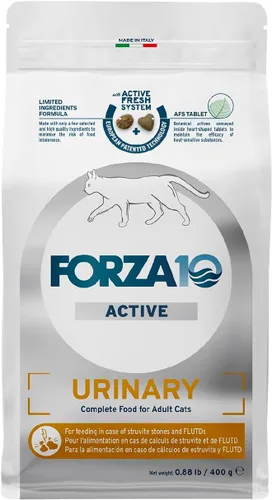 Forza10 - Alimento para gatos, alimento para gatos de ingredientes limitados para la salud urinaria y apoyo de las infecciones urinarias, sin OMG,