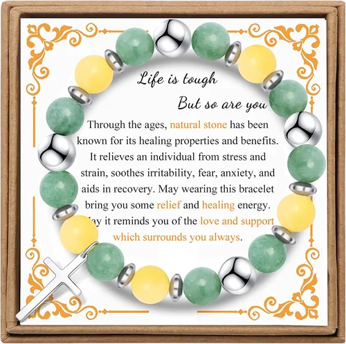 Joycuff - Pulseras personalizadas para mujer, joyas inspiradoras con mantra, pulsera para animar a una amiga, regalo para ella