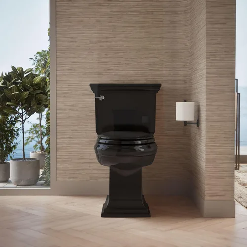 Miniatura 10 de KOHLER 4636-RL-7 Cachet ReadyLatch - Asiento de inodoro alargado de cierre lento, asiento de inodoro de cierre suave con tapa silenciosa, topes Negro
