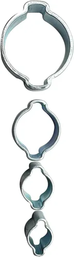 Miniatura 6 de 20 clips de manguera de oreja ajustables de 0.27 a 0.27 pulgadas, abrazadera de manguera de dos orejas, abrazaderas de manguera de doble oreja