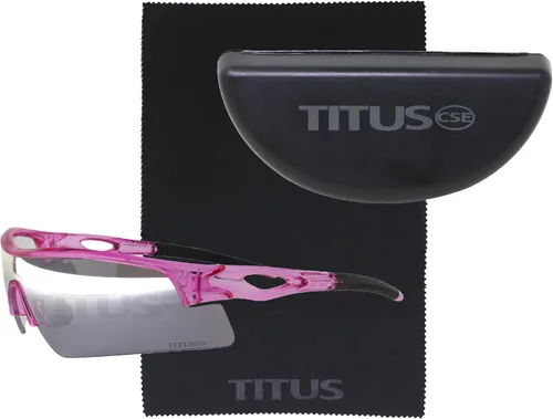 Miniatura 58 de TITUS G20 Gafas de seguridad para todos los deportes, protección para motocicletas, compatibles con ANSI Z87+ Marco negro - Lente ahumado - Con bolsa