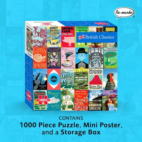Miniatura 2 de Re-marks British Classics - Rompecabezas literario de 1000 piezas para todas las edades