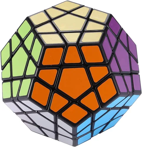 Miniatura 2 de Dreampark Cubo de velocidad Megaminx 3x3, juguete de rompecabezas, negro