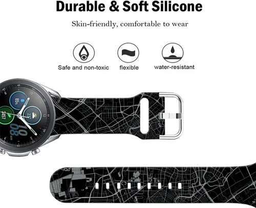 Miniatura 3 de Correas deportivas para reloj compatibles con Samsung Galaxy Watch 7/FE/6/5/4 de 1.57 pulgadas 1.73 pulgadas/Galaxy Watch 6 Classic de 1.85 pulgadas