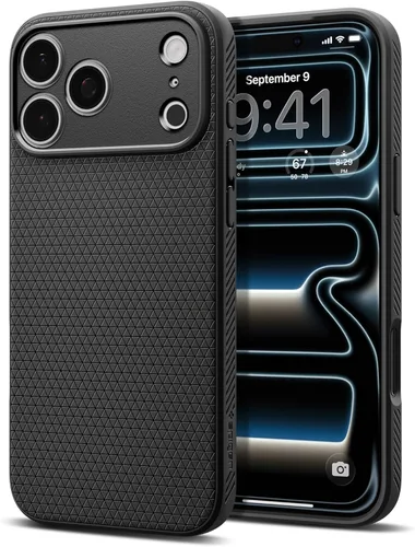 Miniatura 42 de Spigen Liquid Air - Funda diseñada para iPhone 13 (2021), color negro mate