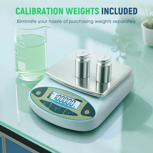 Miniatura 3 de Antstone Balanza de laboratorio 6000 g x 0,01 g Balanza digital de gramo 0,01 g de precisión Balanza analítica científica de alta precisión