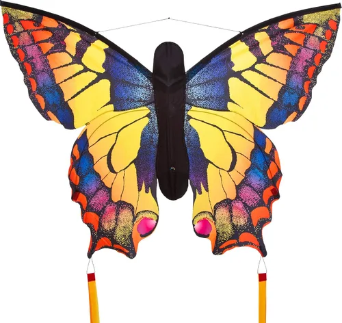 Miniatura 6 de HQ Kites L - Cometa de mariposa, cometa de una sola línea de 51 pulgadas con cola