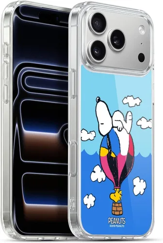 Miniatura 101 de Head Case Designs Funda de gel con licencia oficial de Peanuts Snoopy & Woodstock Halfs and Laughs [protección de grado militar] compatible