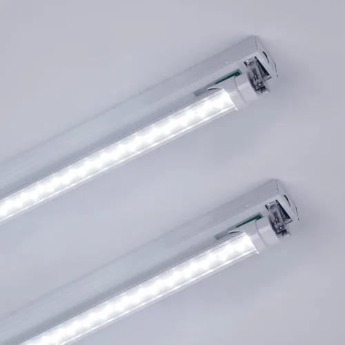 Miniatura 9 de Barrina Lámparas de tubo LED de 8 pies, 44W 5500lm 5000K, súper brillante, bombilla LED T8 T10 T12, luces LED de un solo pin FA8, cubierta