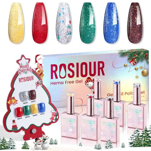 Miniatura 12 de Hema Tpo Free Gel Nail Polish Set - 24 Colores 18ml Juego de Esmalte de Uñas en Gel para Principiantes con 6 Piezas de Capa Base Mate y Brillante