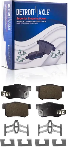 Miniatura 124 de Detroit Axle - Pastillas de Freno para Nissan Altima Sentra 350Z Juke INFINITI G35, Pastillas de Freno Cerámica Delanteras y Traseras Reemplazo