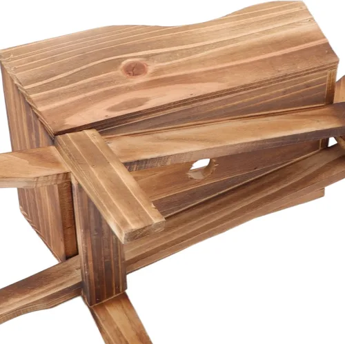 Miniatura 7 de Maceta de madera para carrito, macetas suculentas de carretilla, maceta de carro, macetas decorativas con forma de carrito para decoración