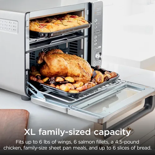 Miniatura 8 de Ninja Horno de encimera Double Stack XL y freidora de aire con sistema Pro Cook