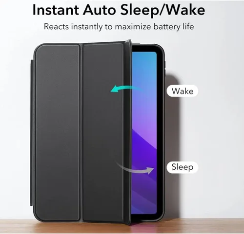 Miniatura 2 de ESR Funda para iPad (A16) de 11ª/10ª generación (2025/2022), cubierta magnética desmontable, soporte triple inteligente con parte trasera rígida