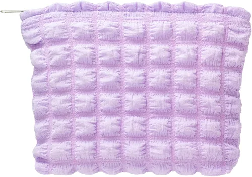 Miniatura 47 de Pazimiik Bolsa de maquillaje floral, grande, de algodón, con cremallera para bolsa de viaje, organizador de maquillaje de lona para mujeres, Algodón