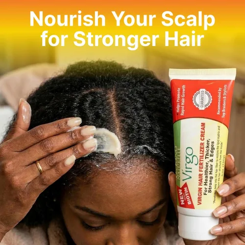 Miniatura 5 de Fertilizante para el cabello virgen y energizante para el cabello enriquecido con biotina, para cabello natural y relajado, trenzas y cerraduras