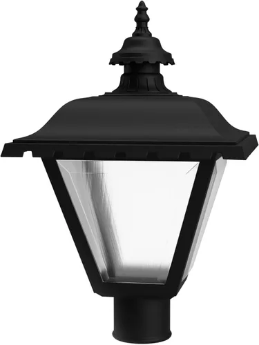 Miniatura 14 de KASTLITE Lámpara de poste para exteriores, se adapta a postes de lámpara de 3 pulgadas, luz de poste de linterna impermeable antioxidante, base E26