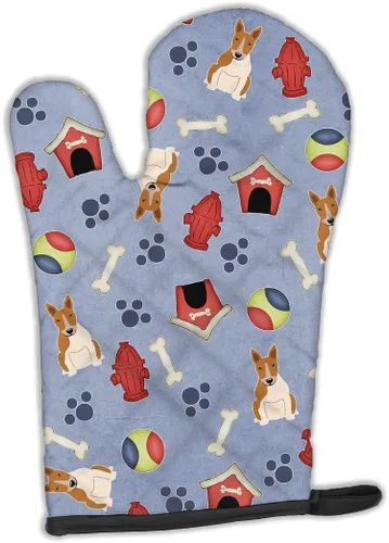 Miniatura 69 de Caroline's Treasures BB2732OVMT Dog House Collection Border Collie - Guante de horno grueso resistente al calor para sartenes calientes y horno