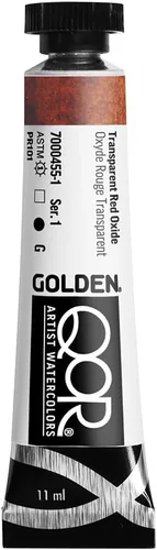 Miniatura 93 de GOLDEN QoR Acuarelas para artistas, Azul cobalto y teja, tubo de 11 ml, pintura profesional de acuarela, semiopaca Verde azulado cobalto