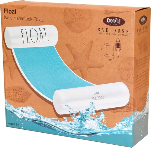 Miniatura 6 de Rae Dunn x CocoNut Float - Flotador de hamaca para niños, tamaño infantil, inflable, flotador de silla de montar y silla de descanso, versátil