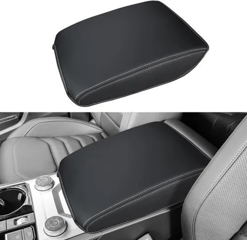 Miniatura 8 de INTGET Funda para consola central Volkswagen/VW Atlas 2025 2024, funda de cojín para reposabrazos, cubierta de consola central, protector de tapa