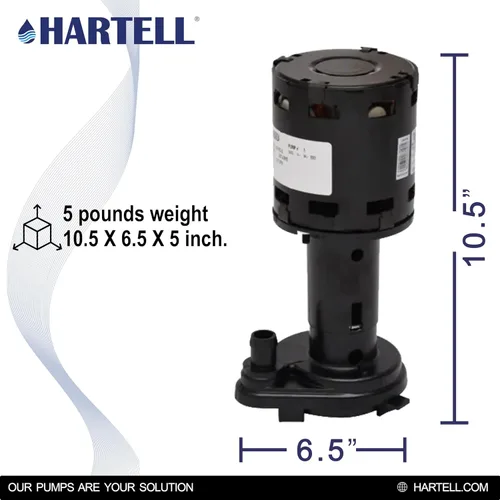 Miniatura 3 de HARTELL Bomba de repuesto para máquina de hielo HRIM-1-115, sustituye a GPP-5SC-1A, GPP-5SC-1B, GPP-5C-1C, 12-2919-01, 12-2920-01 y 12-2920-04