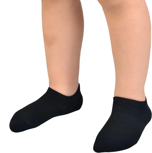 Miniatura 3 de JORMATT Calcetines invisibles de algodón antideslizantes de corte bajo con empuñaduras, 6 pares